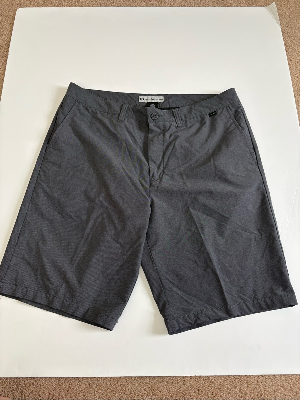 Travis Mathew Gray Shorts Size 38